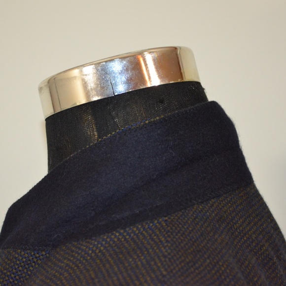 Prima 42S Sport Coat Blazer Suit Jacket Blue Gray - Picture 3 of 8